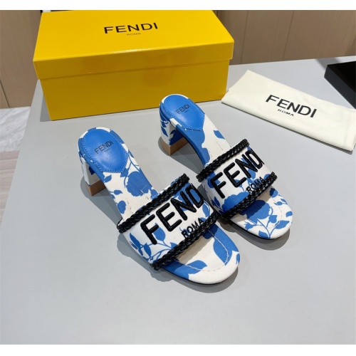 Replica Fendi Slippers For Women #1141600 $85.00 USD for Wholesale