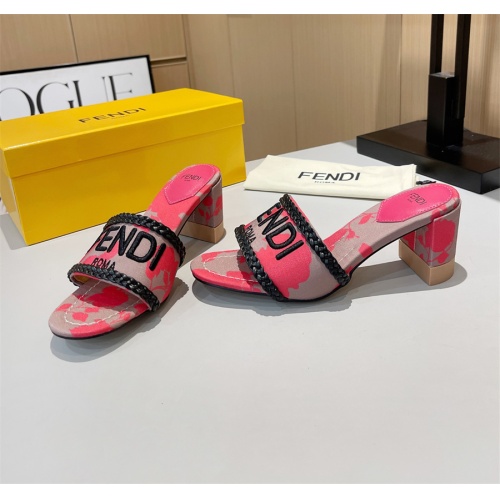 Replica Fendi Slippers For Women #1141601 $85.00 USD for Wholesale