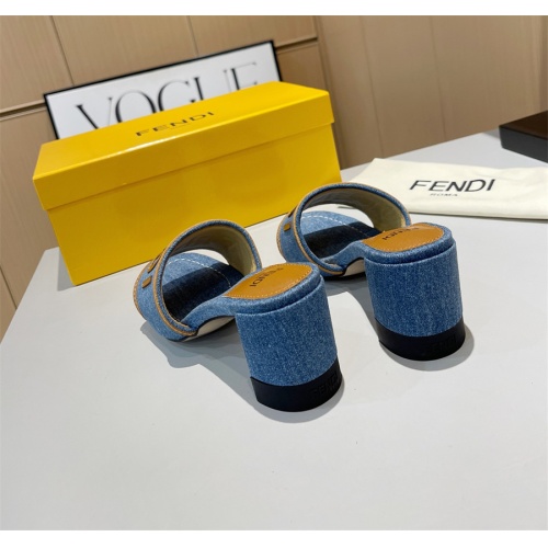 Replica Fendi Slippers For Women #1141604 $85.00 USD for Wholesale