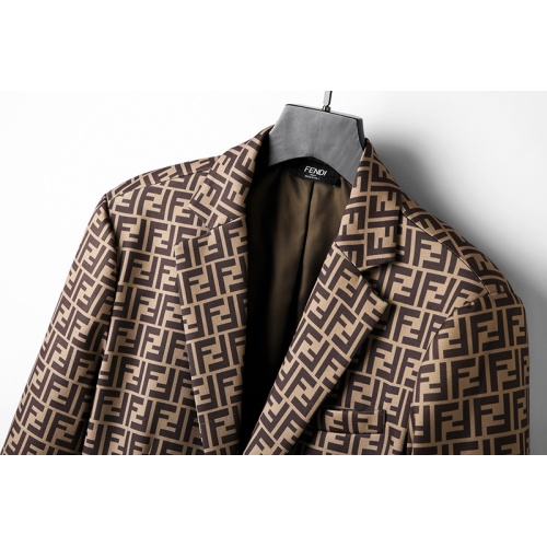 Replica Fendi Jackets Long Sleeved For Men #1141606 $56.00 USD for Wholesale