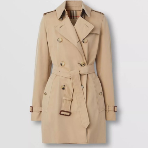 Burberry Trench Coat Long Sleeved For Women #1142009