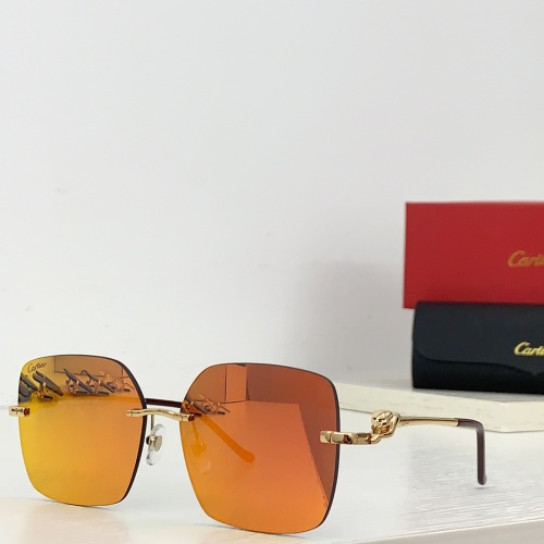 Cartier AAA Quality Sunglassess #1142345