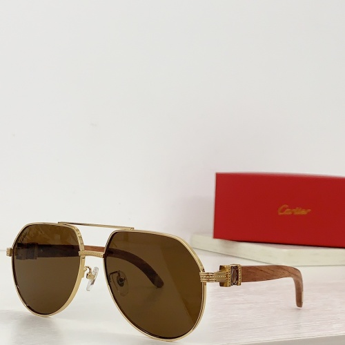 Cartier AAA Quality Sunglassess #1142354 $60.00 USD, Wholesale Replica Cartier AAA Quality Sunglassess