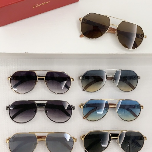 Replica Cartier AAA Quality Sunglassess #1142354 $60.00 USD for Wholesale