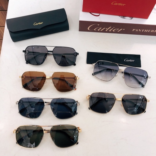 Replica Cartier AAA Quality Sunglassess #1142361 $48.00 USD for Wholesale