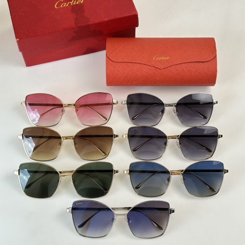Replica Cartier AAA Quality Sunglassess #1142391 $45.00 USD for Wholesale