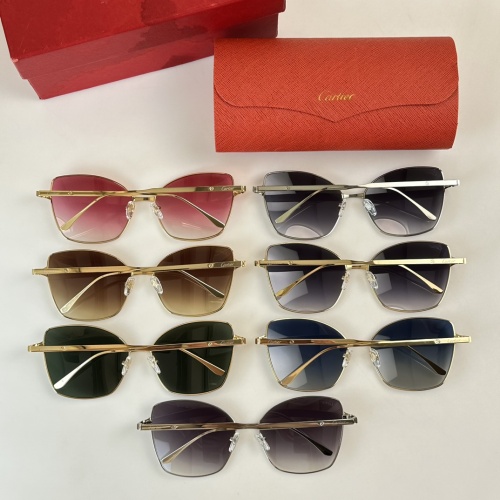 Replica Cartier AAA Quality Sunglassess #1142396 $45.00 USD for Wholesale