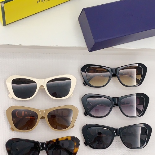 Replica Fendi AAA Quality Sunglasses #1142749 $60.00 USD for Wholesale