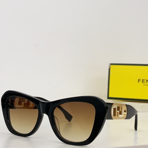 Fendi AAA Quality Sunglasses #1142754
