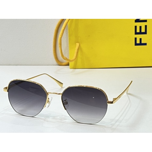 Fendi AAA Quality Sunglasses #1142758 $64.00 USD, Wholesale Replica Fendi AAA Quality Sunglasses