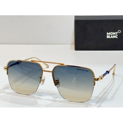 Montblanc AAA Quality Sunglasses #1143167 $60.00 USD, Wholesale Replica Montblanc AAA Quality Sunglasses