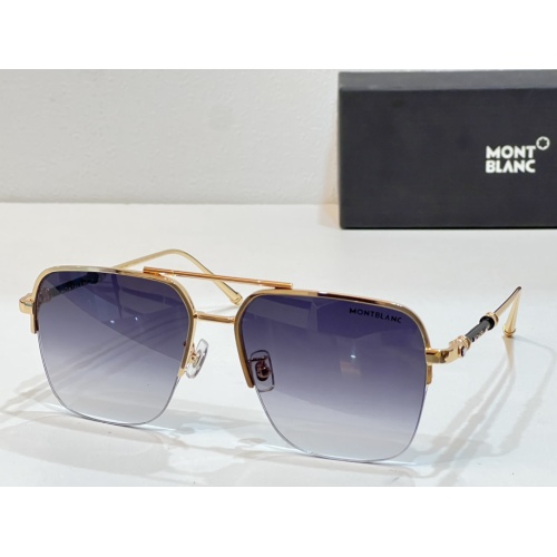 Montblanc AAA Quality Sunglasses #1143170 $60.00 USD, Wholesale Replica Montblanc AAA Quality Sunglasses