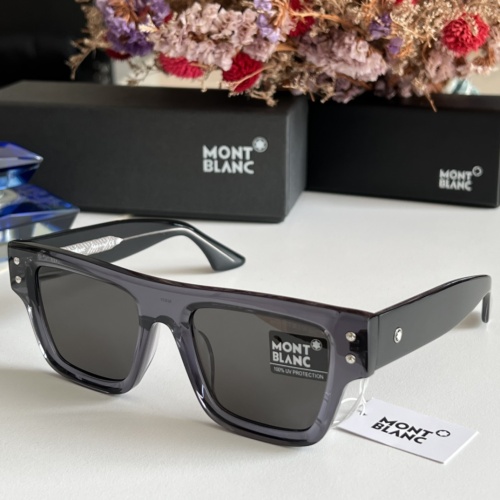 Montblanc AAA Quality Sunglasses #1143189 $64.00 USD, Wholesale Replica Montblanc AAA Quality Sunglasses