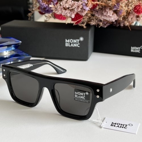 Montblanc AAA Quality Sunglasses #1143190 $64.00 USD, Wholesale Replica Montblanc AAA Quality Sunglasses