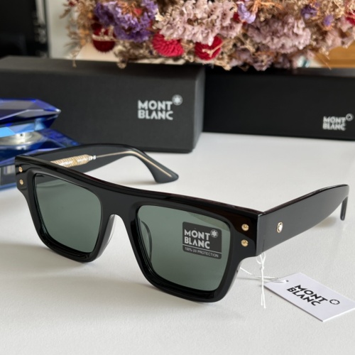 Montblanc AAA Quality Sunglasses #1143191 $64.00 USD, Wholesale Replica Montblanc AAA Quality Sunglasses