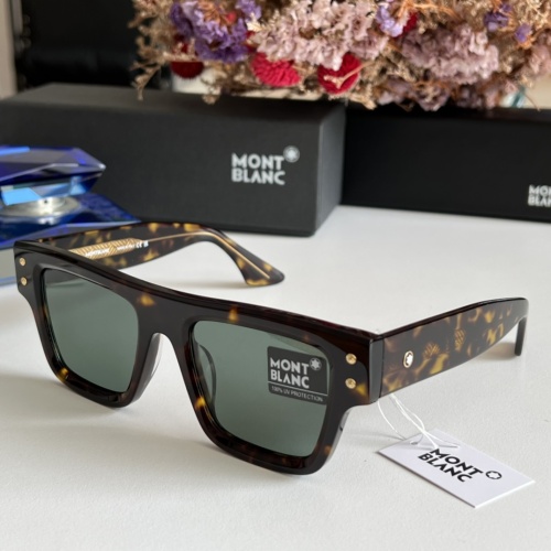 Montblanc AAA Quality Sunglasses #1143192 $64.00 USD, Wholesale Replica Montblanc AAA Quality Sunglasses