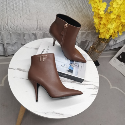Replica Tom Ford Boots For Women #1143457 $150.00 USD for Wholesale