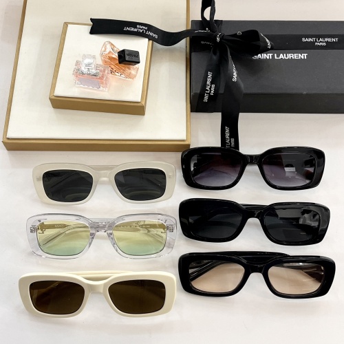 Replica Yves Saint Laurent YSL AAA Quality Sunglasses #1143464 $52.00 USD for Wholesale