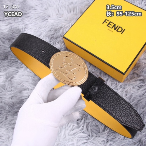 Replica Fendi AAA Quality Belts For Men #1143637 $56.00 USD for Wholesale
