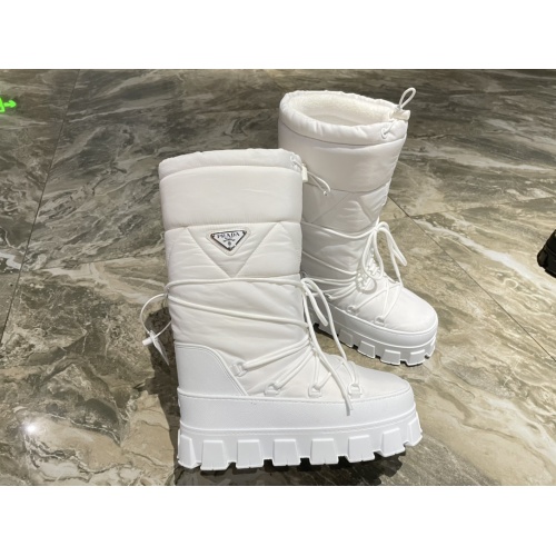 Replica Prada Boots For Women #1143829 $150.00 USD for Wholesale