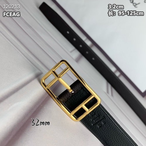 Replica Hermes AAA Quality Belts For Men #1143894 $68.00 USD for Wholesale