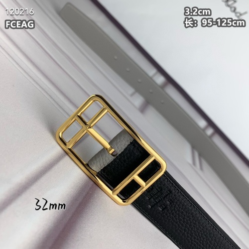 Replica Hermes AAA Quality Belts For Men #1143899 $68.00 USD for Wholesale