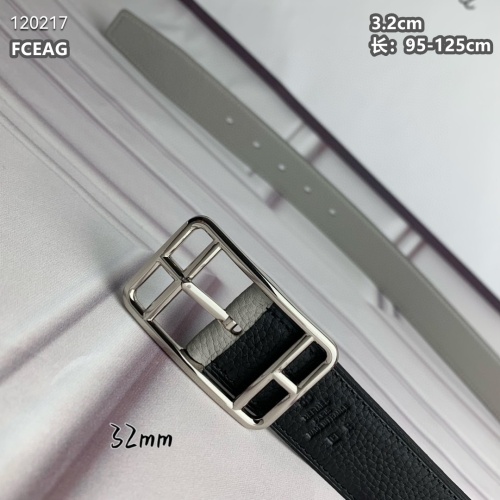 Replica Hermes AAA Quality Belts For Men #1143900 $68.00 USD for Wholesale