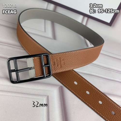 Replica Hermes AAA Quality Belts For Men #1143905 $68.00 USD for Wholesale