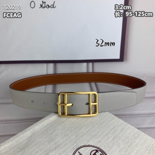 Replica Hermes AAA Quality Belts For Men #1143906 $68.00 USD for Wholesale
