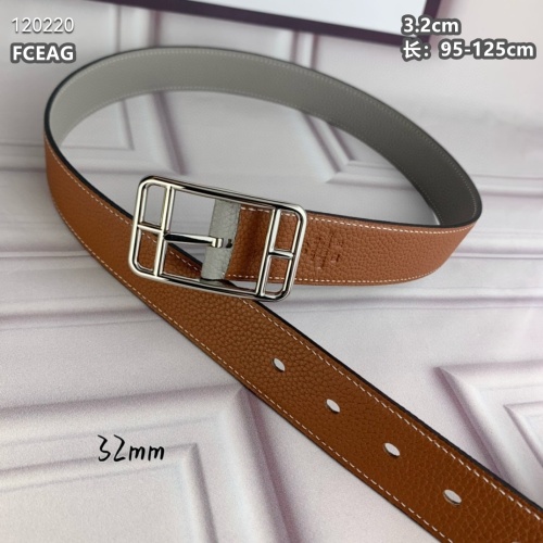 Replica Hermes AAA Quality Belts For Men #1143907 $68.00 USD for Wholesale