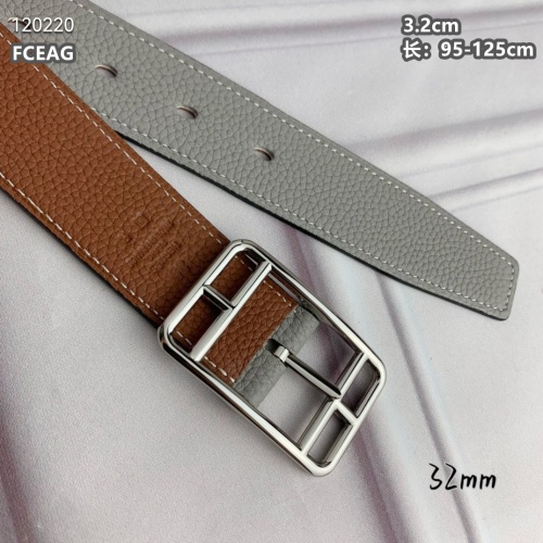 Replica Hermes AAA Quality Belts For Men #1143907 $68.00 USD for Wholesale