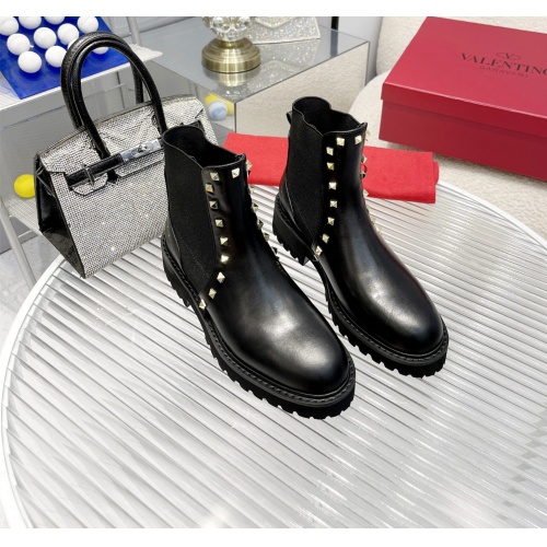 Replica Valentino Boots For Women #1144035 $102.00 USD for Wholesale
