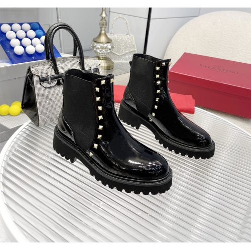 Replica Valentino Boots For Women #1144036 $102.00 USD for Wholesale