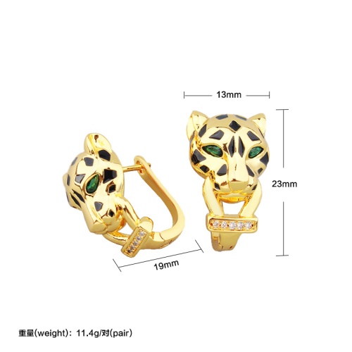 Replica Cartier Earrings For Women #1144251 $45.00 USD for Wholesale