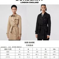 $170.00 USD Burberry Trench Coat Long Sleeved For Women #1142009
