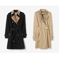 $170.00 USD Burberry Trench Coat Long Sleeved For Women #1142034