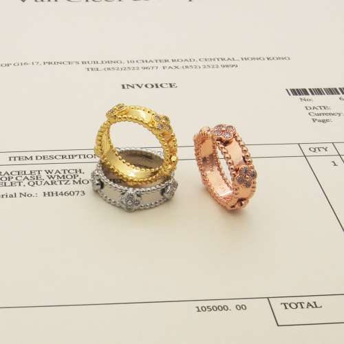 Replica Van Cleef & Arpels Rings For Women #1144613 $32.00 USD for Wholesale