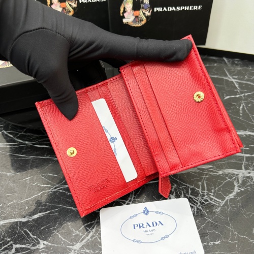 Replica Prada Wallets For Women #1144636 $40.00 USD for Wholesale