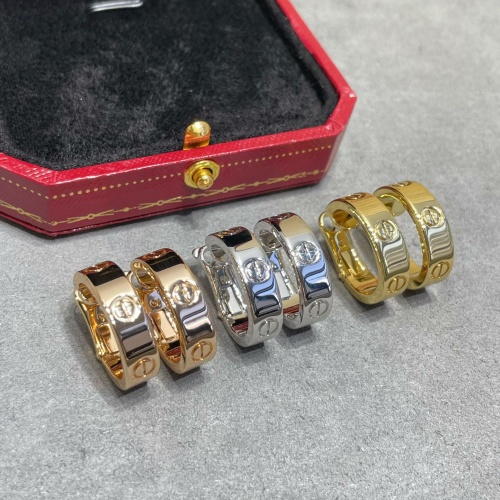 Replica Cartier Earrings For Women #1144721 $64.00 USD for Wholesale
