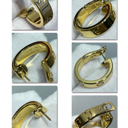 Replica Cartier Earrings For Women #1144723 $64.00 USD for Wholesale