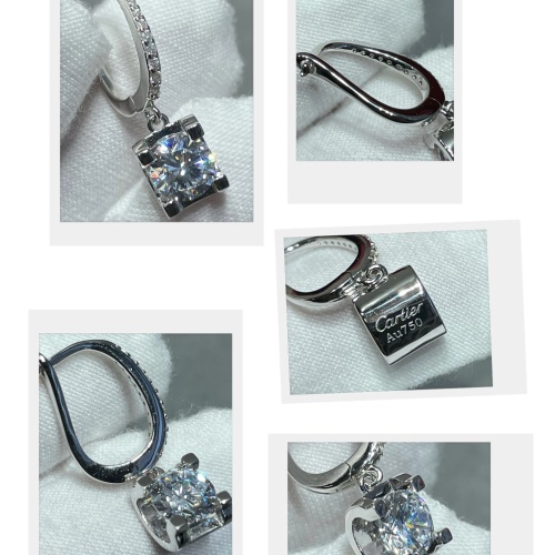 Replica Cartier Earrings For Women #1144725 $40.00 USD for Wholesale