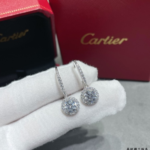 Replica Cartier Earrings For Women #1144728 $48.00 USD for Wholesale