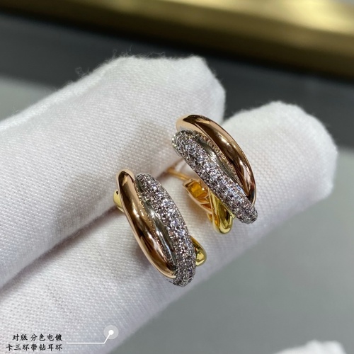 Replica Cartier Earrings For Women #1144771 $56.00 USD for Wholesale