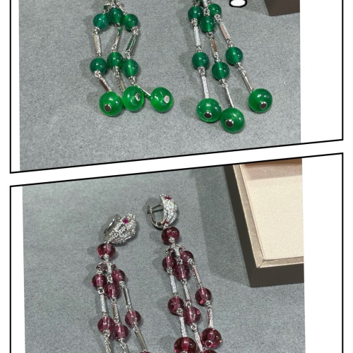 Replica Bvlgari Earrings For Women #1145073 $72.00 USD for Wholesale