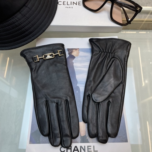 Replica Celine Gloves For Women #1145121 $48.00 USD for Wholesale