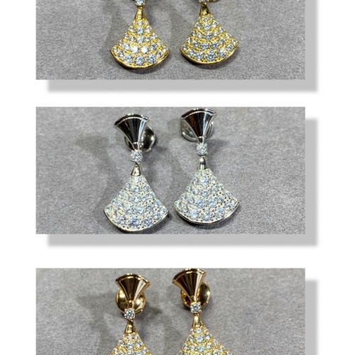 Replica Bvlgari Earrings For Women #1145123 $52.00 USD for Wholesale