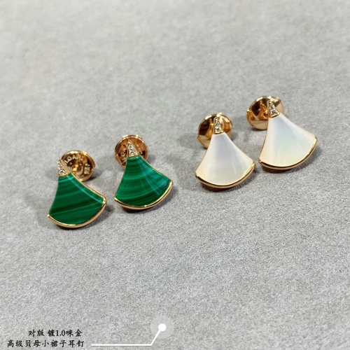 Replica Bvlgari Earrings For Women #1145130 $56.00 USD for Wholesale