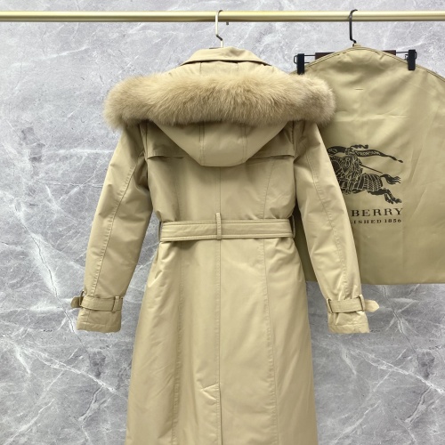 Replica Burberry Down Feather Coat Long Sleeved For Women #1145249 $280.99 USD for Wholesale