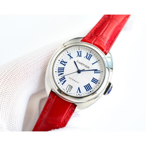 Replica Cartier AAA Quality Watches For Women #1145346 $254.55 USD for Wholesale