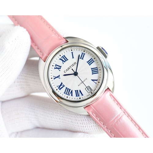 Replica Cartier AAA Quality Watches For Women #1145347 $254.55 USD for Wholesale